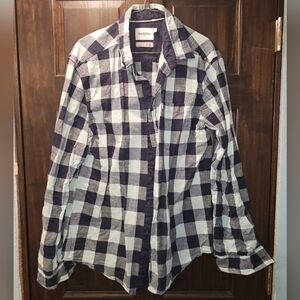 Goodfellow & Co Blue and White Casual Button Down Shirt